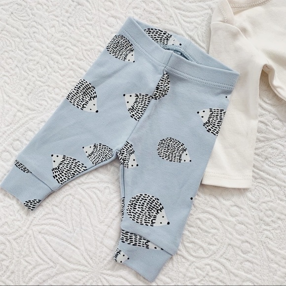 NWT Tea Collection Baby Hedgehog Bodysuit Outfit - Picture 3 of 4